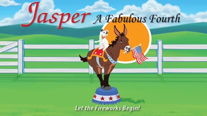 Jasper the Mule Trailer - A Fabulous Fourth Cover