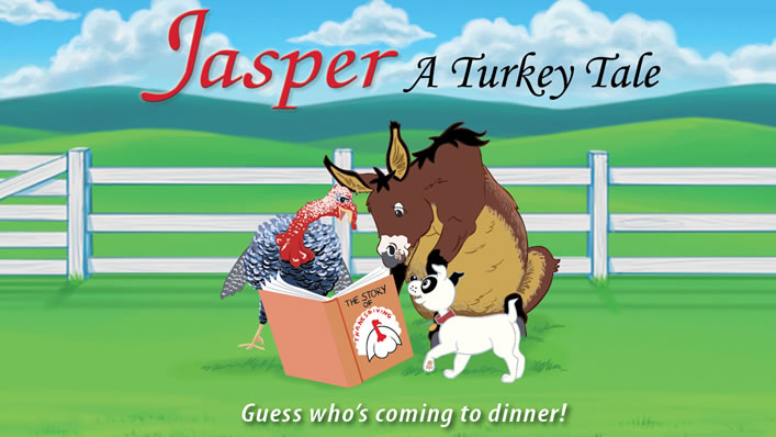 Jasper the Mule Trailer - A Turkey Tale Cover Jasper the Mule Trailer - A Turkey Tale Cover
