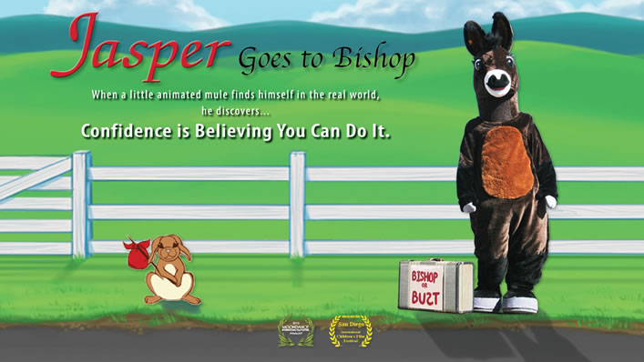 Jasper the Mule Trailer - Jasper Goes to Bishop Cover Jasper the Mule Trailer - Jasper Goes to Bishop Cover